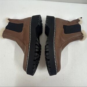 Women's Brown Leather Ankle Boots